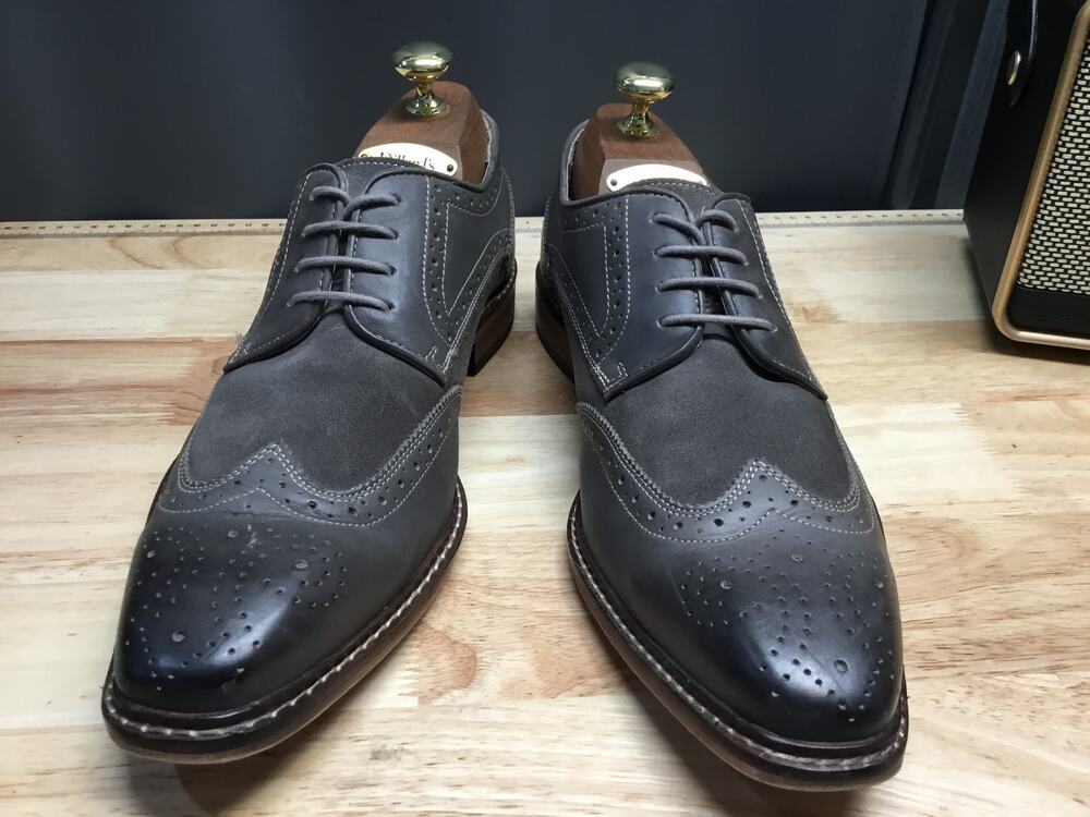 Vionic Oxford Shoes Men's 12 Black Leather Brogue Lace-Up Low Top Comfort